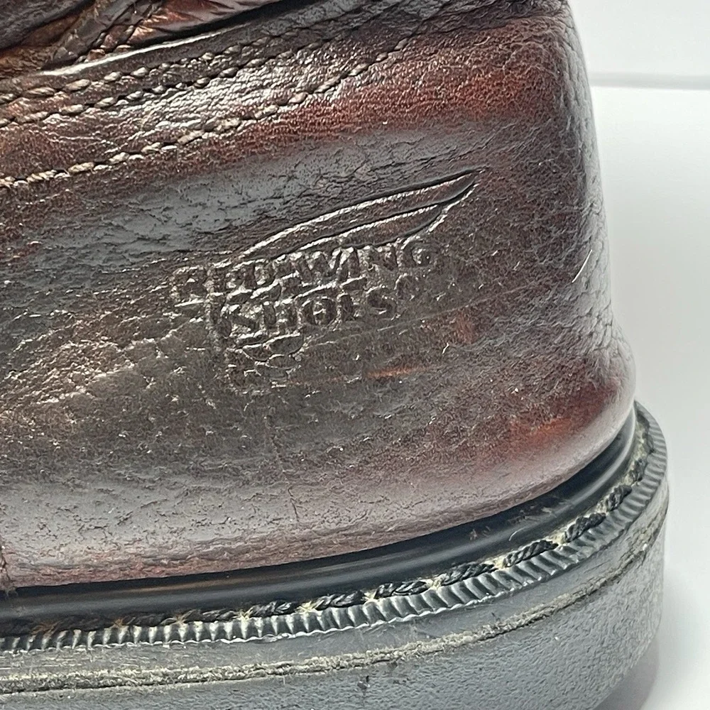 Red Wing Men's Leather  Boots  Style No. 5763 EH Sz. 11.5 M Worn In -Solid Boots